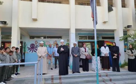 وكيل الأزهر يتفقد مجمع معاهد الشروق في أول أيام العام الدراسي الجديد