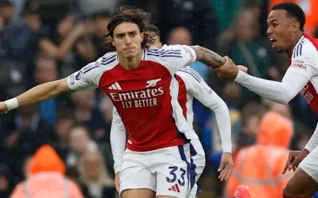 كالافيوري يُغضب جوارديولا بعد تسجيل أول أهدافه مع أرسنال