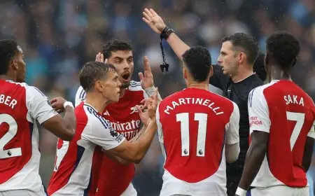 طردُ لياندرو تروسار يُصعّب مهمة أرسنال أمام مانشستر سيتي