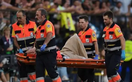 إصابة تير شتيغن في ركبته خلال مواجهة فياريال وبرشلونة