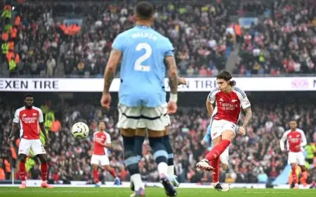 مانشستر سيتي ينجو من فخ أرسنال بتعادل ثمين في الوقت القاتل بالبريميرليج