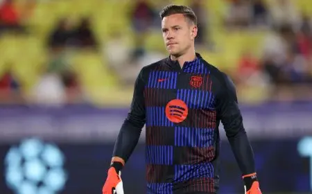 فاجعة لبرشلونة.. إصابة تير شتيغن تُنهي موسمه في أوّله