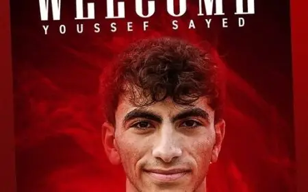 سيراميكا كليوباترا يقدم لاعبه الجديد يوسف سيد عبد الحفيظ