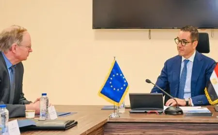 وزير الاستثمار والتجارة الخارجية يلتقي سفير الاتحاد الأوروبي بالقاهرة لبحث سبل تعزيز العلاقات الاقتصادية