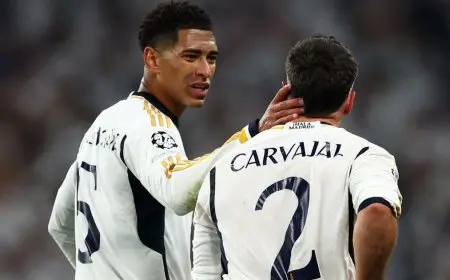 هل يغيب بيلينغهام وكارفاخال عن ريال مدريد أمام ألافيس؟