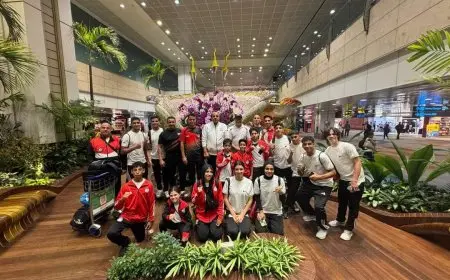 منتخب الكونغ فو يصل إلى بروناني للمشاركة في بطولة العالم للشباب والناشئين