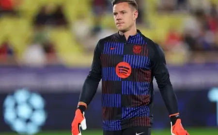 رسميا.. إصابة الركبة تنهي موسم تير شتيغن مع برشلونة