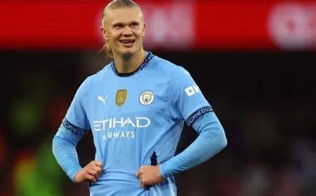 كل ما تود معرفته عن أهداف هالاند الـ 100 مع مانشستر سيتي