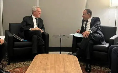 عبد العاطي يلتقي بالمُفوض السامي للأمم المتحدة لشئُون اللاجئين