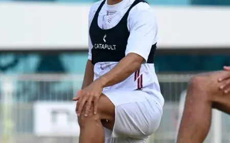 تدريبات بدنية في الجزء الأول من مران الزمالك استعدادًا للسوبر الأفريقي