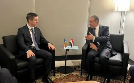 وزير الخارجية والهجرة يلتقي مع نظيره المولدوفي في نيويورك