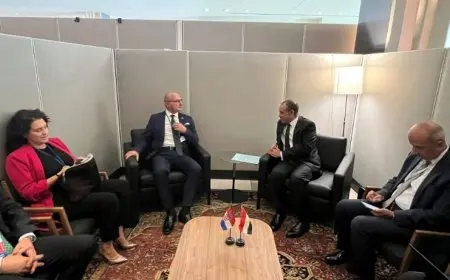 عبد العاطي يلتقي مع نظيره الكرواتي خلال الجمعية العامة للأمم المتحدة