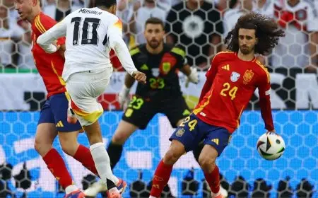 يويفا يعترف بأحقية ألمانيا بركلة جزاء أمام إسبانيا في اليورو