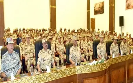 وزير الدفاع يشهد تنفيذ المرحلة الرئيسية لمشروع مراكز القيادة الاستراتيجى التعبوى التخصصي