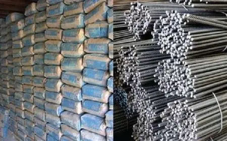 انخفاض أسعار الحديد والأسمنت بالأسواق اليوم الثلاثاء ( موقع رسمي)