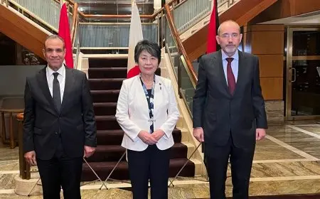 وزير الخارجية يثمن جهود اليابان لدعم الفلسطينيين إنسانيًا واقتصاديًا