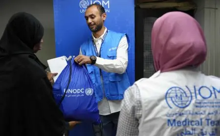 الأمم المتحدة والدولية للهجرة تقدمان مساعدات لعائلات سودانية في مصر