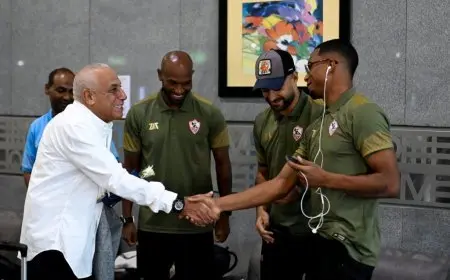 بعثة الزمالك تصل الرياض لخوض لقاء السوبر الأفريقي أمام الأهلي