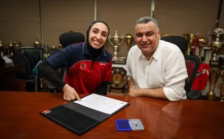 الأهلي يجدد تعاقده مع آلاء يحيى بطلة تنس الطاولة