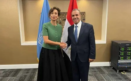 وزير الخارجية والهجرة يلتقي مُدير عام منظمة اليونسكو