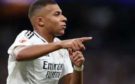 كيليان مبابي أفضل لاعب في مباراة ريال مدريد وألافيس