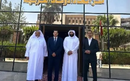 وفد قطري يزور أكاديمية الأوقاف الدولية لتبادل الخبرات بين البلدين