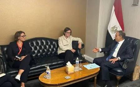 وزير الخارجية يلتقي رئيسة اللجنة الدولية للصليب الأحمر