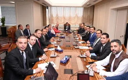 وزير الرياضة يلتقي أعضاء نموذج محاكاة مجلس الشيوخ