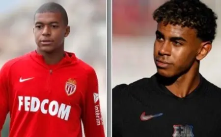 أرقام لامين يامال ومبابي في سن الـ 17 عاماً.. أيهما أفضل؟