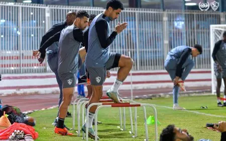 مران الزمالك.. تدريبات تأهيلية خاصة للاعبين قبل السوبر الإفريقي أمام الأهلي