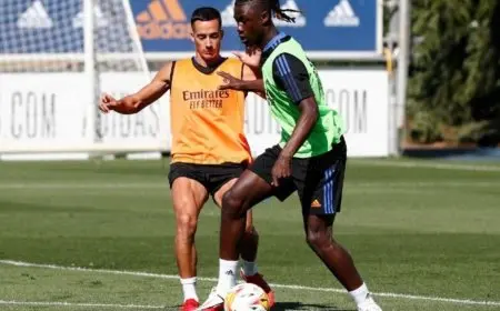 هل يشارك كامافينغا في ديربي مدريد بعد ظهوره في التدريبات؟