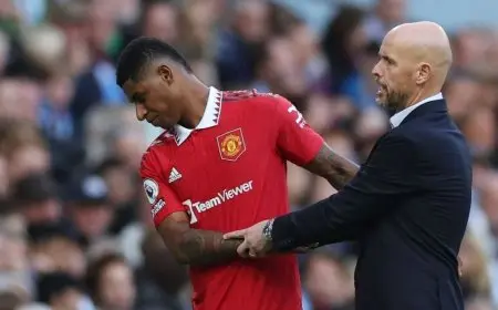 تن هاغ ينتقد “عقلية” لاعبي يونايتد بعد التعادل مع تفينتي