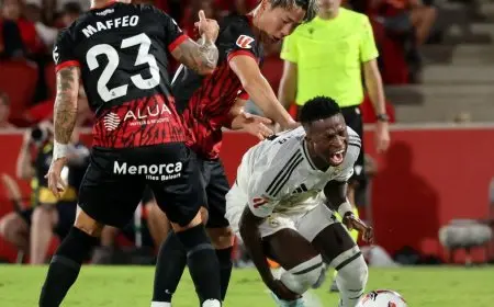 ريال مدريد يعلن انتصار فينسيوس في قضيته ضد مشجع مايوركا