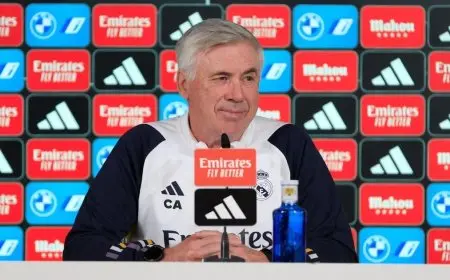 أنشيلوتي: كامافينغا جاهز لمباراة الديربي