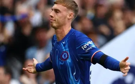 4 أهداف في شوط واحد.. رقم تاريخي لنجم تشيلسي كول بالمر