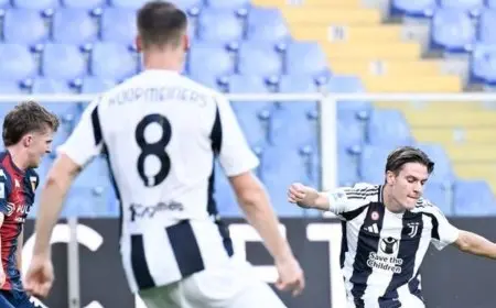 يوفنتوس يهز شباك جنوى بثلاثية ويصعد للصدارة