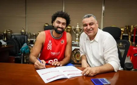 الأهلي يتعاقد مع رامي إبراهيم لتدعيم رجال السلة
