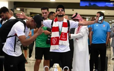 بعثة الزمالك تصل القاهرة بعد التتويج بالسوبر الإفريقي