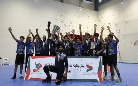مصر تتوج ببطولة عمان المفتوحة لكرة التزلج