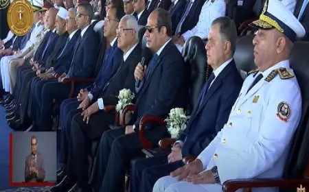 الرئيس السيسي يوصي خريجي أكاديمية الشرطة بالتعامل اللائق مع الشعب