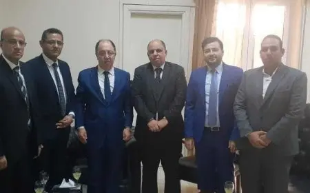 وفد من نقابة الصحفيين يزور سفارة لبنان بالقاهرة لإعلان التضامن في مواجهة العدوان الإسرائيلي