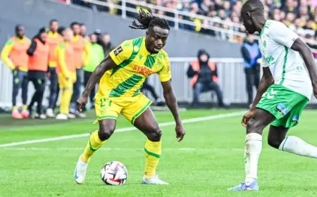 بمشاركة مصطفى محمد.. نانت يسقط في فخ التعادل أمام سانت إتيان