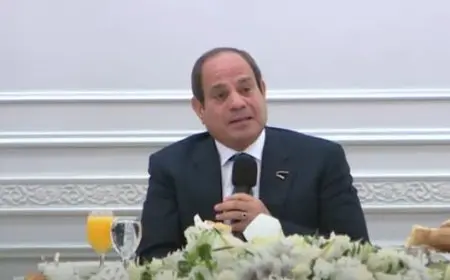 السيسي: إنشاء محطات معالجة ثلاثية متطورة لتحسين المياه