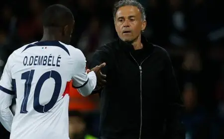 استبعاد ديمبلي من مواجهة أرسنال لأسباب “انضباطية”