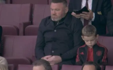 صورة روني في أولد ترافورد تثير القلق حول صحته