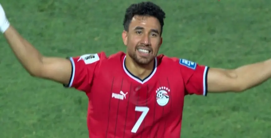 تريزيجيه يعزز تقدم منتخب مصر أمام بوتسوانا بالهدف الثاني