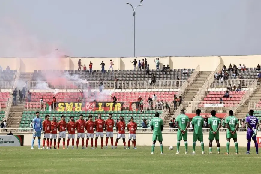 الأهلي يتقدم على جورماهيا بهدفين في الشوط الأول