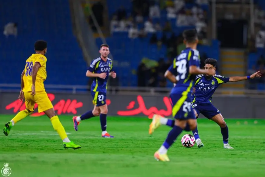 النصر يتأهل إلى ثمن نهائي كأس خادم الحرمين بعد الفوز على الحزم