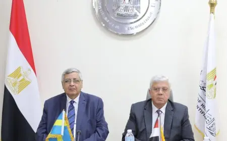 لقاء مصري سويدي بوزارة التعليم العالي لبحث فرص الاستثمار والتعاون المشترك