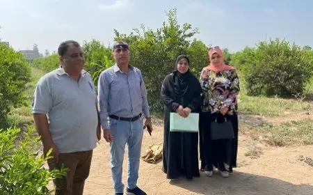 وكيل زراعة الغربية يتفقد العمل بالإدارات الزراعية بمراكز المحافظة